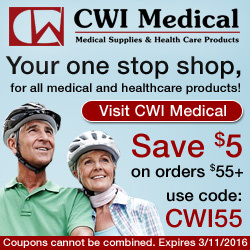 Save $5 at CWI Medical with coupon code CWI55