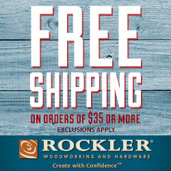 Rockler July Freee Shipping