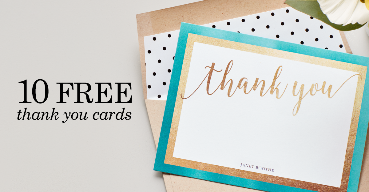 Tiny Prints - 10 Free Thank You Cards