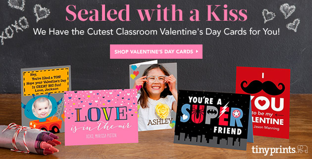 Valentines Day Card from Tiny Prints