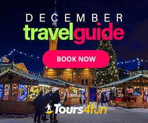 December (Xmas) Travel Guide - World’s best holiday markets - include christmas-themed products for last-minute shoppers, Tropical escapes, Northern Lights (Las Vegas, Frankfurt Christmas Markets, Los Angeles, Jackson Hole, New York, Hawaii) 