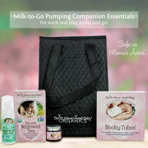 Earth Mama Angel Baby - Milk-to-Go Pumping Companion Essentials