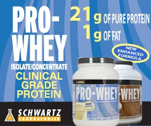 ProWhey Premium Whey Protein Isolate Blend from Schwartz Labs