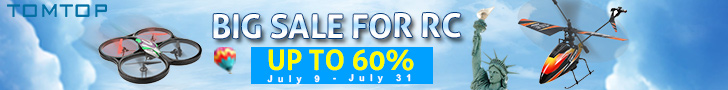 Up to 60% Off Big Sale for RC, Ends: Aug 31, 2016