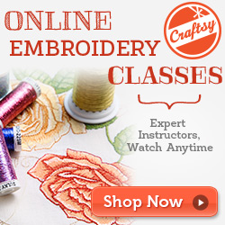 Online Machine Embroidery Class