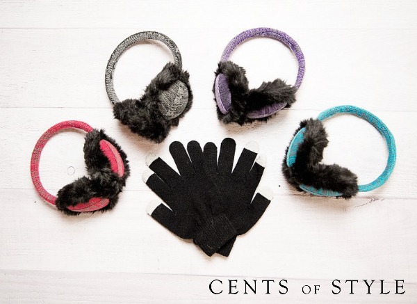 IMAGE: Earmuff Headphones & Glove Set