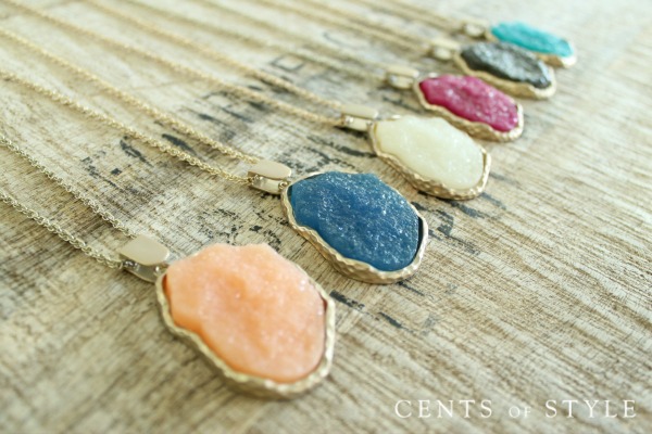 IMAGE: Fashion Friday- Druzy Jewelry- $6.95 &amp; FREE SHIPPING, +$4.99 Scarf Upsell w/ Code DRUZY2