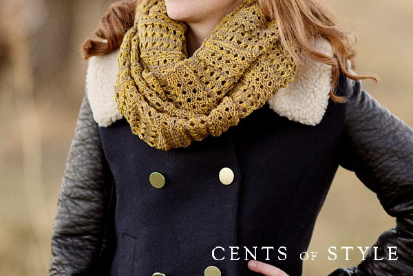 IMAGE: Knit Infinity Scarf- $9.95 & FREE SHIPPING w/ Code KCL100, +FREE Earrings