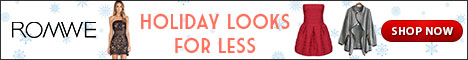 Get your holiday look for less at ROMWE