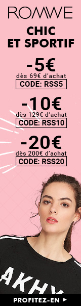Economisez jusqu'à €20 à fr.ROMWE.com