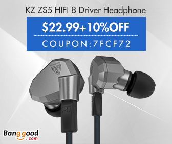 10% OFF HIFI 8 Driver Double Balanced Armatures Hybrid Headphone from BANGGOOD TECHNOLOGY CO., LIMITED