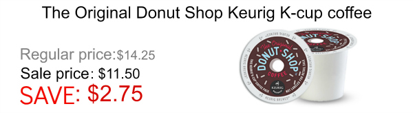 Donut Shop Kcup coffee Black Friday sale
