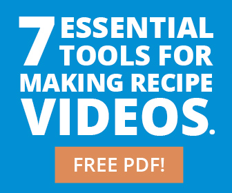 7 essential tools for making recipe videos. 