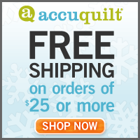 Free shipping from Accuquilt