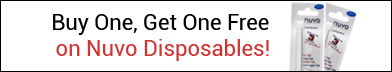Buy 1, Get 1 Free on Nuvo Disposables!