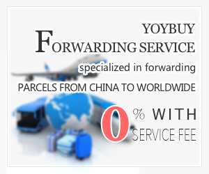 YOYBUY Forwarding Service specialized in forwarding parcels from China to worldwide with 0% service fee