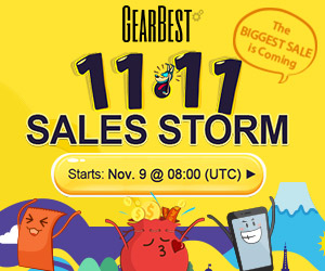 Gearbest Double 11 Sales Sorm: Win XiaoMi Mi5 For Free