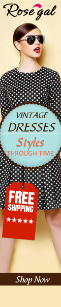 Vintage Dresses at RoseGal.com! Free Shipping for Styles Through Time!