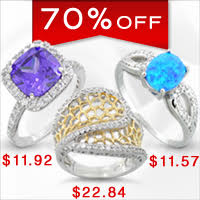 Silver Rings - 70% Off