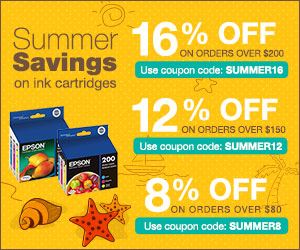 Summer Sales on genuine inkjet cartridges