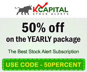 kcapitalstockalerts.com - 50% Off on the Yearly Package
