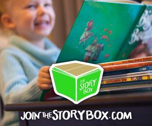 Story Box is a subscription service for books! Each box comes with information about the book and activities to do.