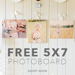 Free 5x7 Wooden PhotoBoard (reg. $40)