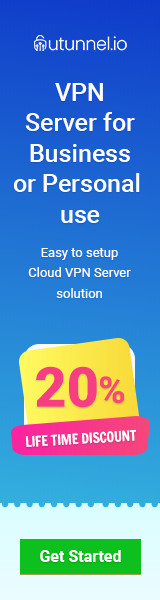 UTunnel VPN 20% Lifetime Discount Offer