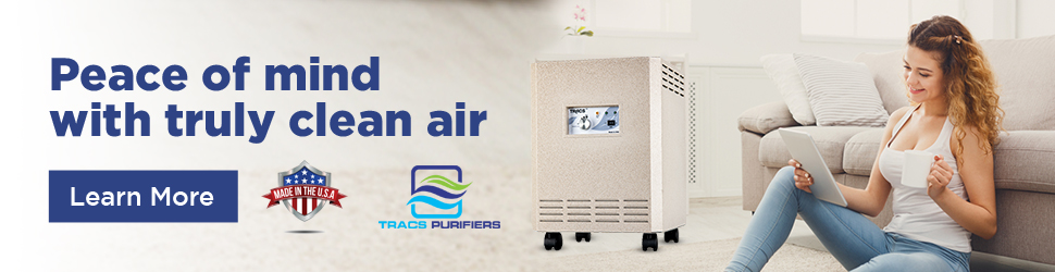 Peace of Mind with Truly Clean Air with the TRACS Portable UV-C Air Purifier