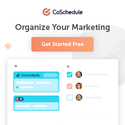 Try CoSchedule's Marketing Calendar software free for 14-days.