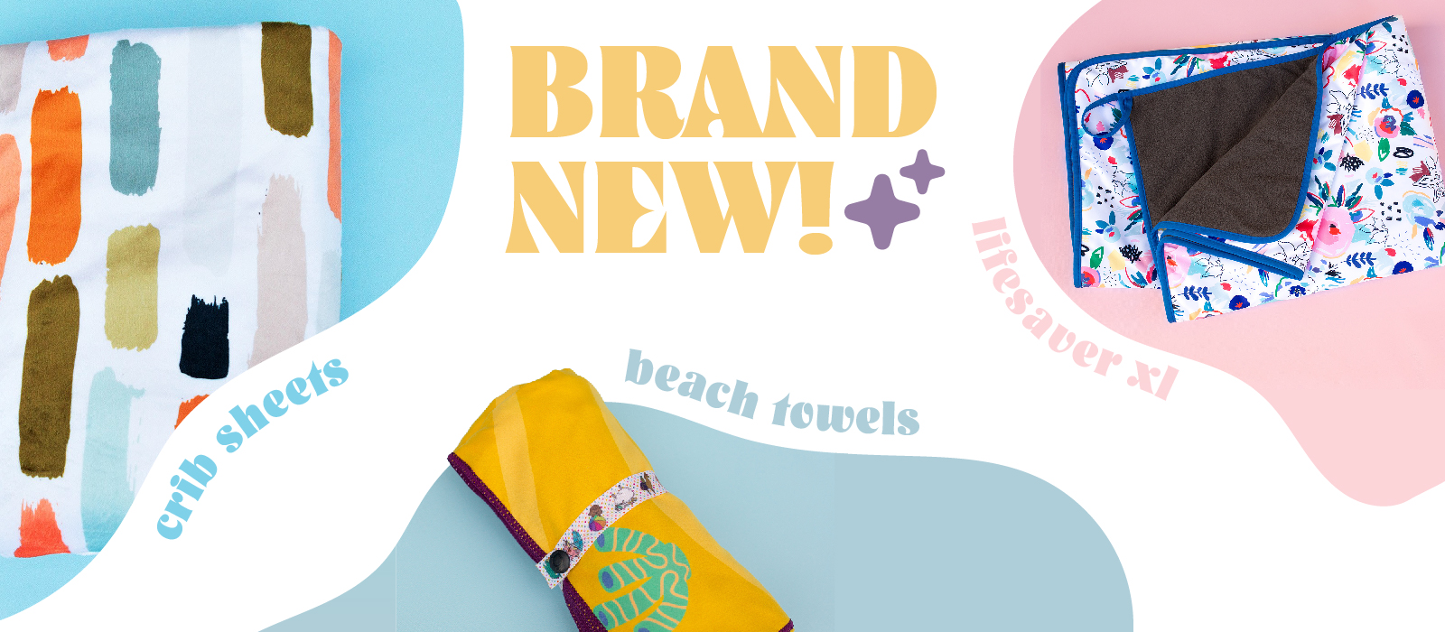 Crib sheets, Beach Towels, Lifesaver XL Change mats!