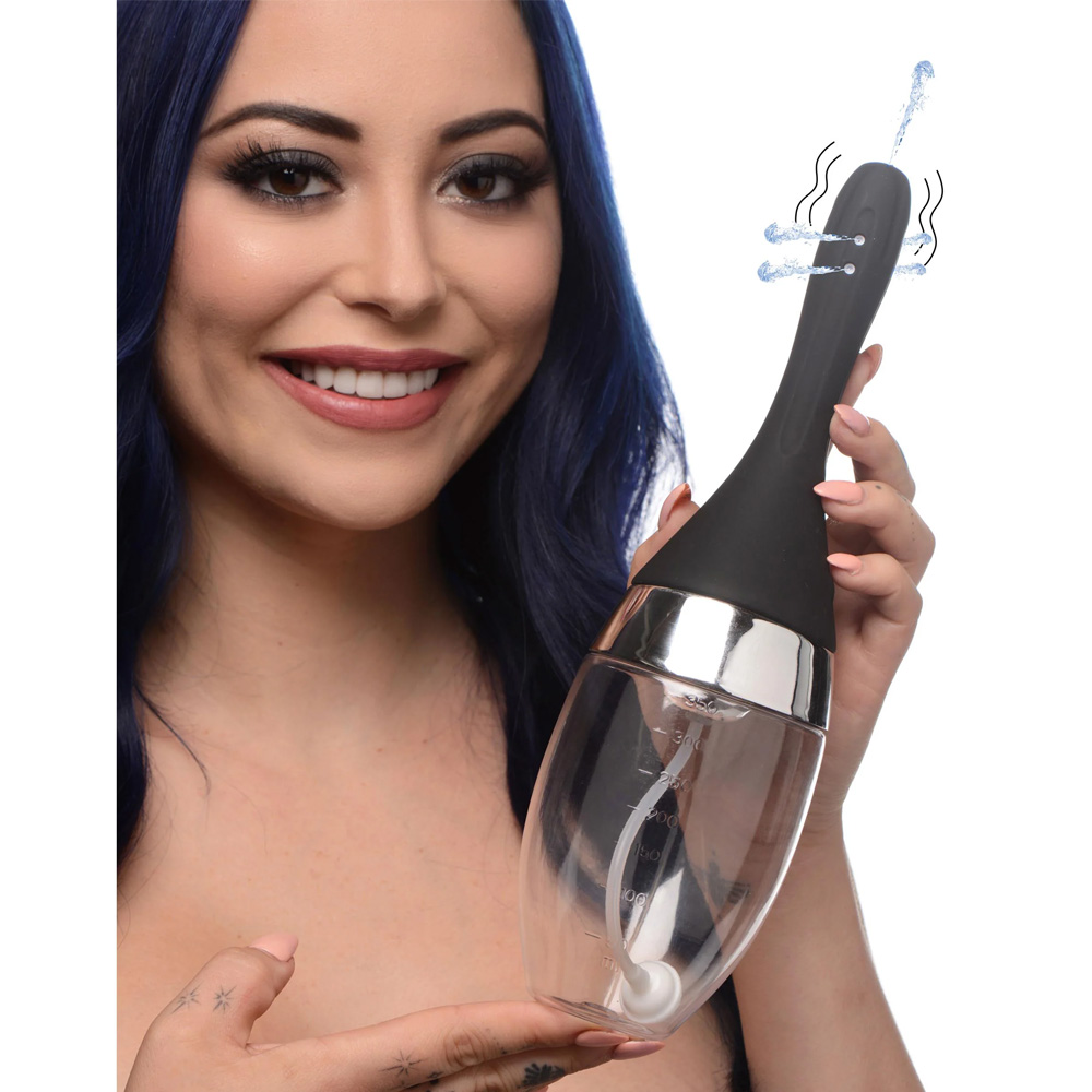 Ltd - 20% Automatic Vibrating Enema Bulb with 3 Speeds