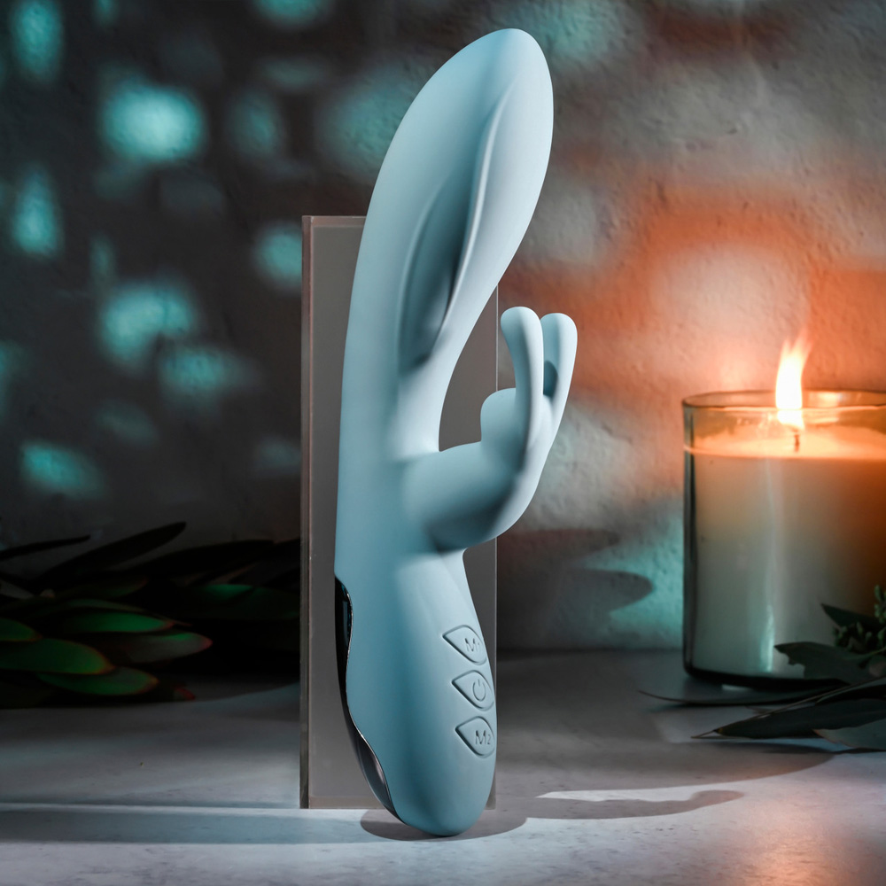 Ltd - 15% Evolved Novelties Boss Bunny Blue Rabbit Vibrator