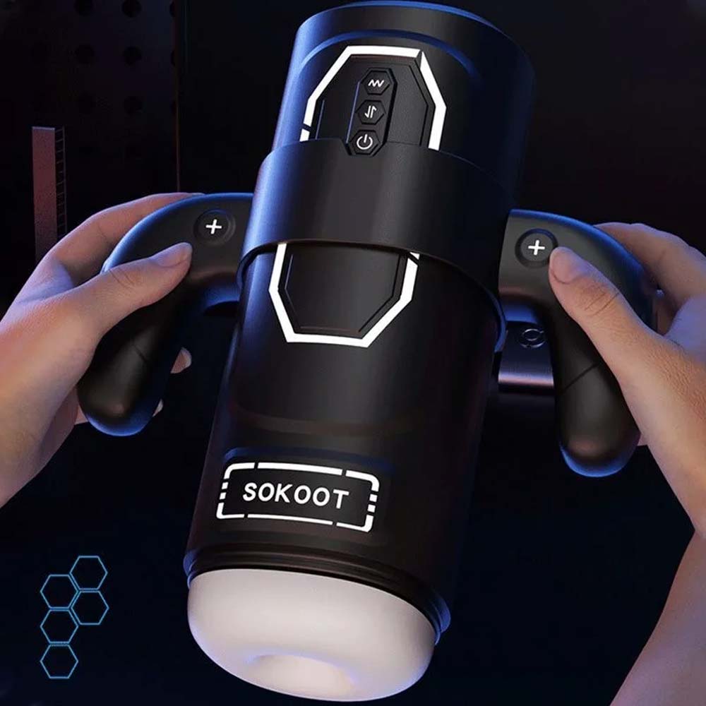 Ltd - 25% Automatic Telescopic Sucking Male Masturbator Gamepad Masturbation Cup