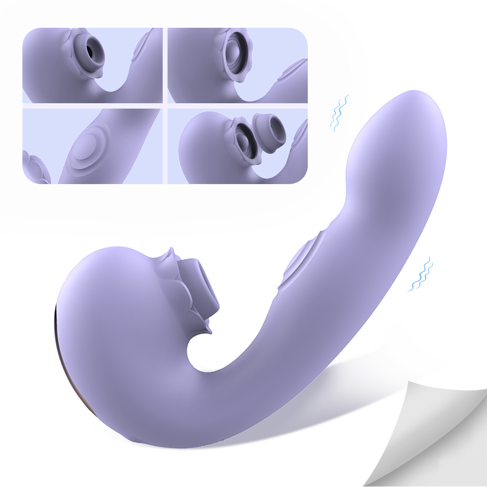 Ltd - 10% S-Hande Clitoral Sucking Vibrator G-Spot Dildo with Thumping
