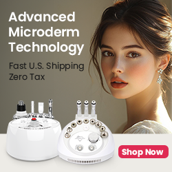 Diamond microdermabrasion machine for at-home skin rejuvenation