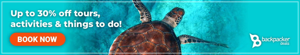 Up to 30% off tours, activities & things to do | Backpacker Deals