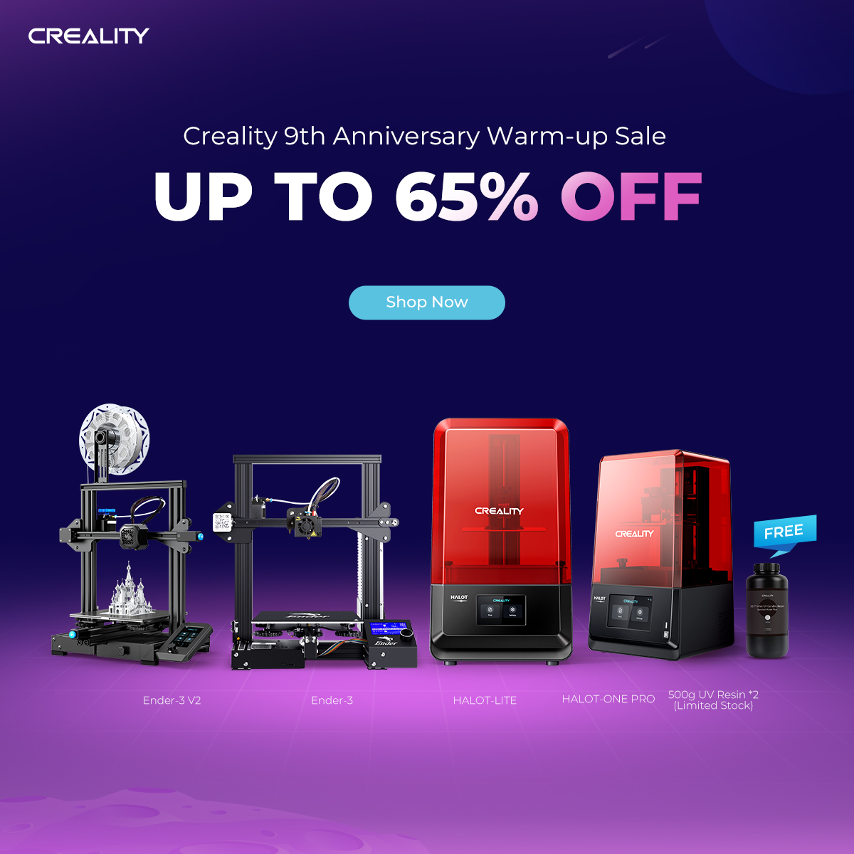 Creality 3D printers