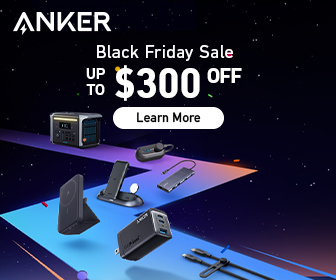 Up to $300 OFF Anker Black Friday Sale