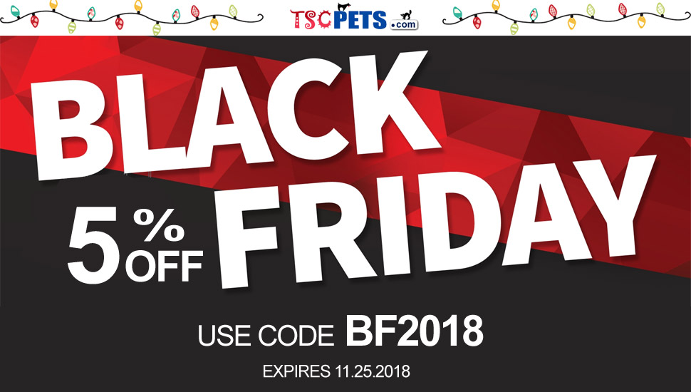 TSCPets.com 5% OFF Black Friday Sale