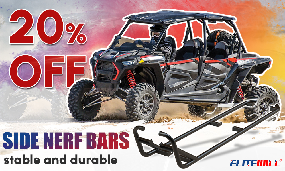 20% off Elitewill side nerf bars fit for RZR xp4