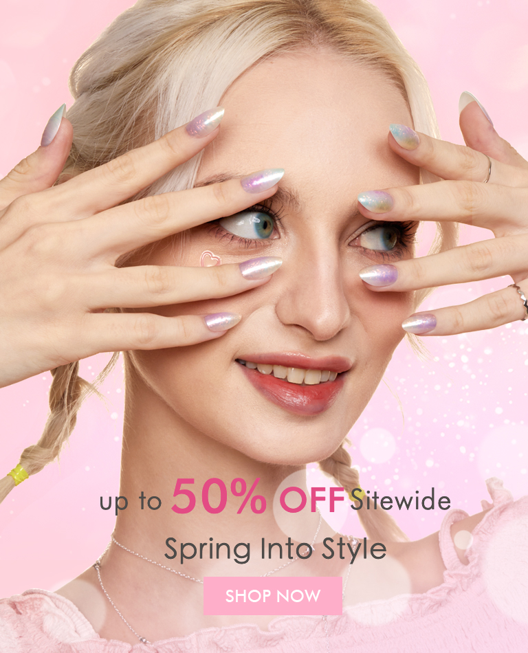 SPRING PRESS ON NAILS