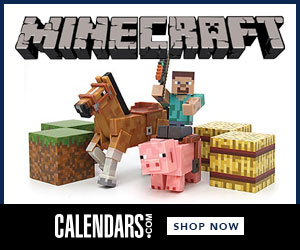 Shop Minecraft at Calendars.com Now!