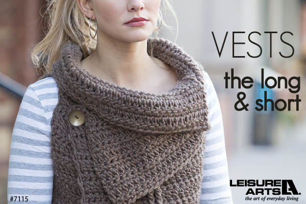 Vests The Long &amp; Short - 7 Easy Crochet Vest Patterns