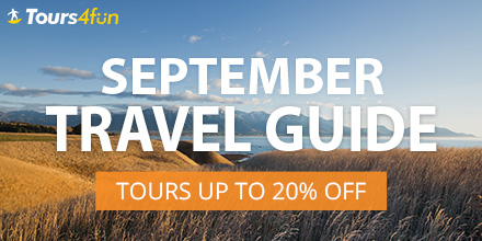 September Travel Guide: Tours up to 20% Off
