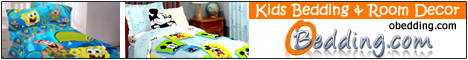 Boys bedding, girls bedding, wall accents and room decor in favorite TV &amp; movie character themes at oBedding.com.
