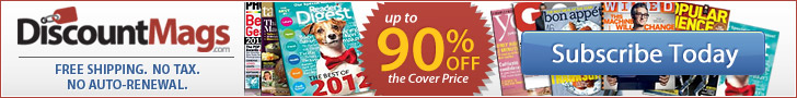 Up to 90% OFF Subscriptions at DiscountMags