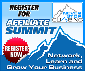 Affiliate Summit - Never Stop Climbing
