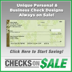 Save on Personal Bank Checks