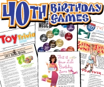 40th Birthday Games Pack